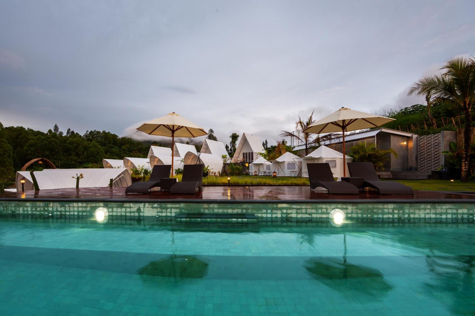 The Dewi Kintamani Luxury Glamping And Natural Hotspring المظهر الخارجي الصورة