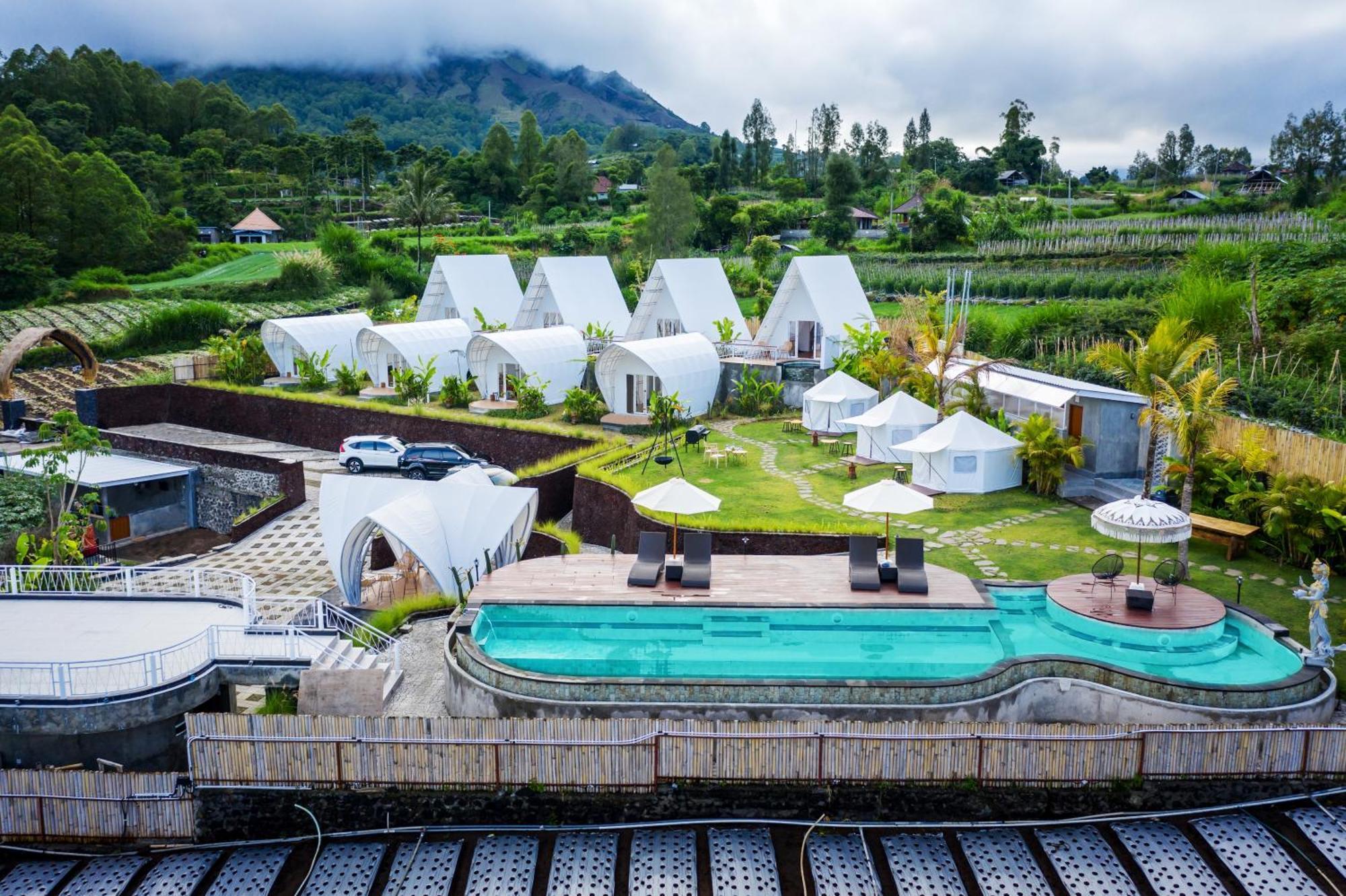 The Dewi Kintamani Luxury Glamping And Natural Hotspring المظهر الخارجي الصورة